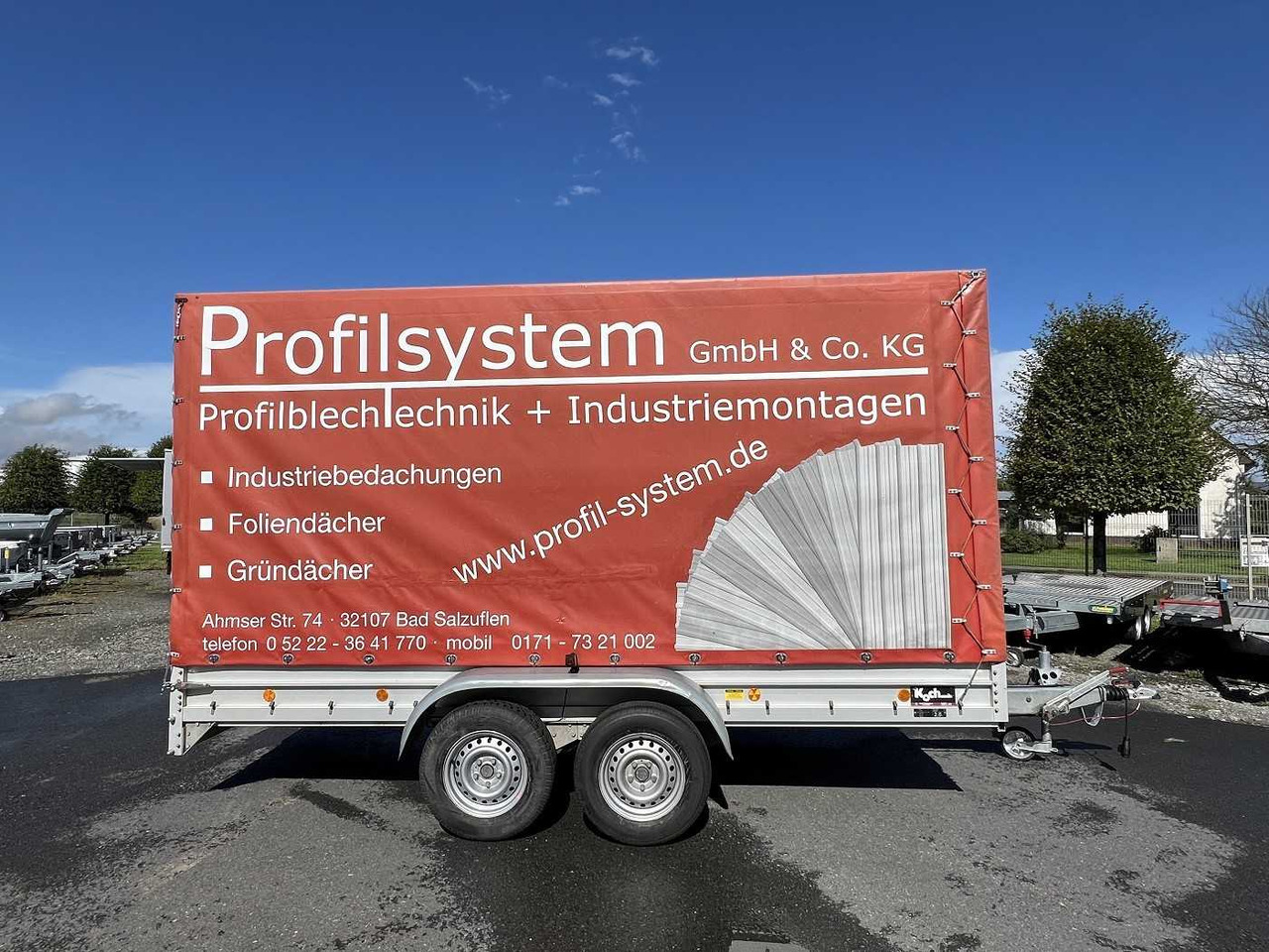 KOCH 10.26 mit Spriegel und Plane Kastenanhänger gebr - Тентованный прицеп: фото 1 KOCH 10.26 mit Spriegel und Plane Kastenanhänger gebr - Тентованный прицеп: фото 1