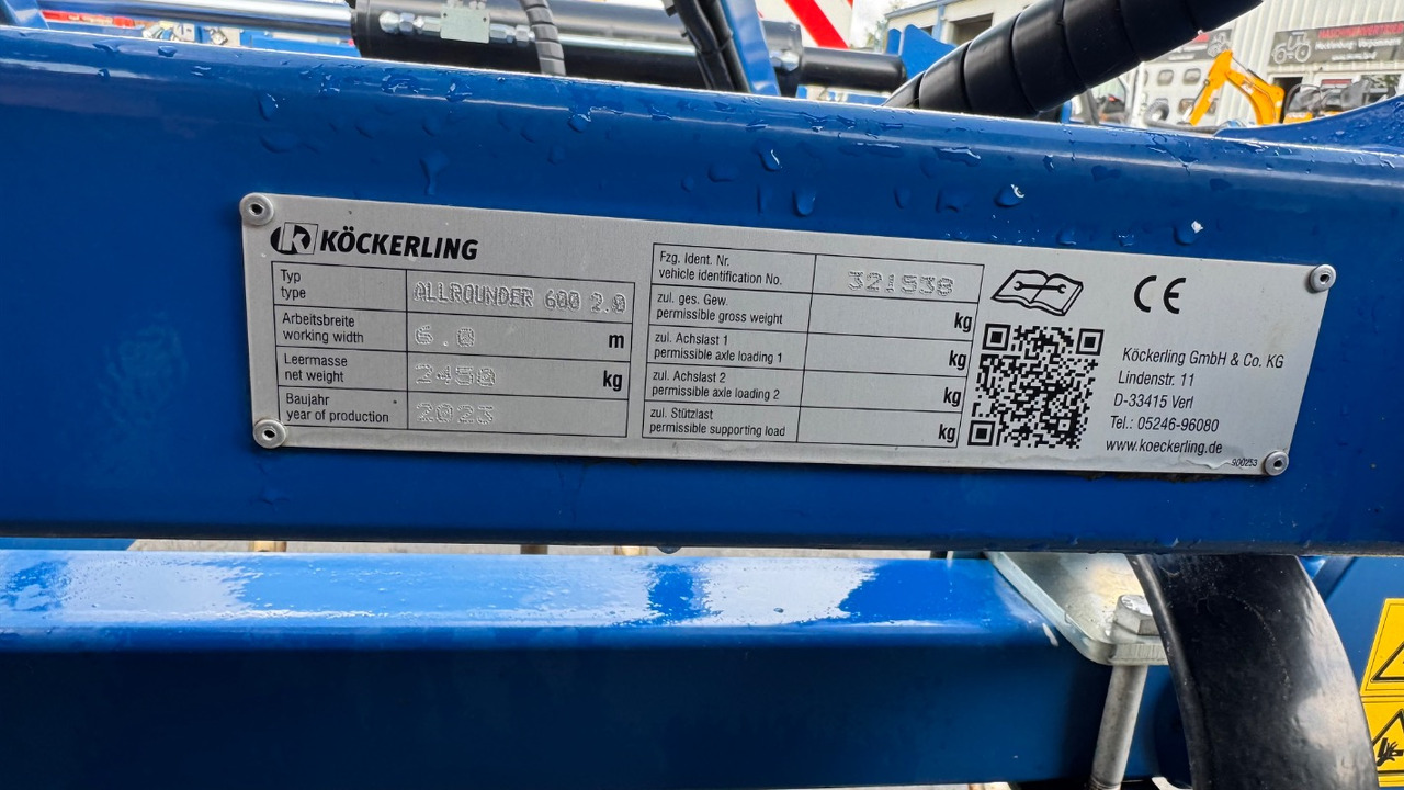 Köckerling Allrounder Classic 600 2.0 Vorführgerät - Культиватор: фото 2 Köckerling Allrounder Classic 600 2.0 Vorführgerät - Культиватор: фото 2