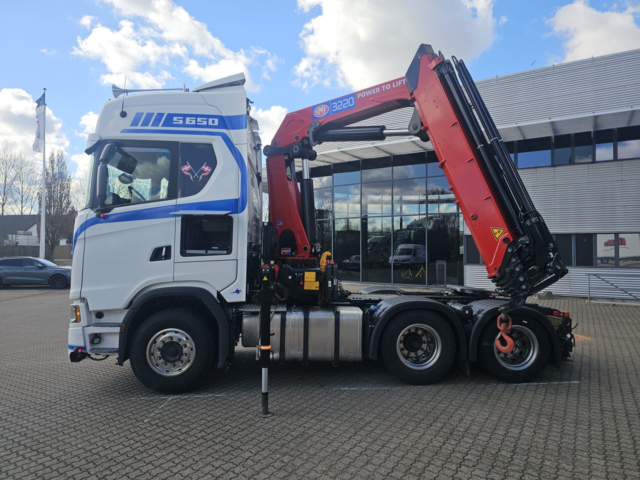Scania S650 6x2 32 T-mtr. kran - Тягач: фото 2 Scania S650 6x2 32 T-mtr. kran - Тягач: фото 2