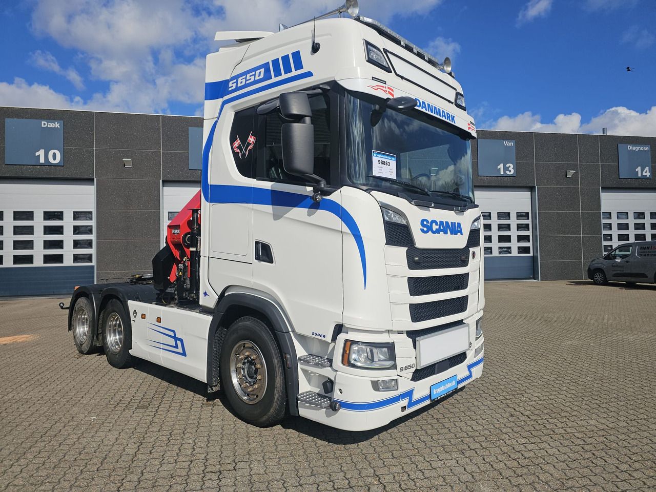 Scania S650 6x2 32 T-mtr. kran - Тягач: фото 1 Scania S650 6x2 32 T-mtr. kran - Тягач: фото 1