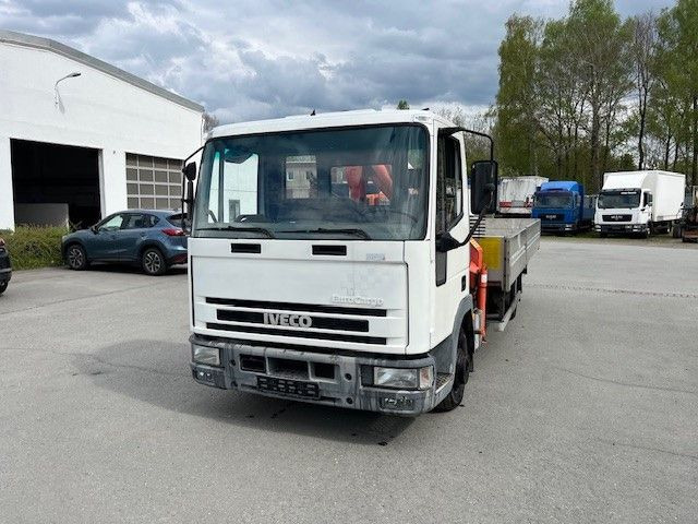 Грузовик бортовой/ Платформа, Автоманипулятор Iveco ML 75 E Pritsche mit Atlas Ladekran 60.1: фото 12