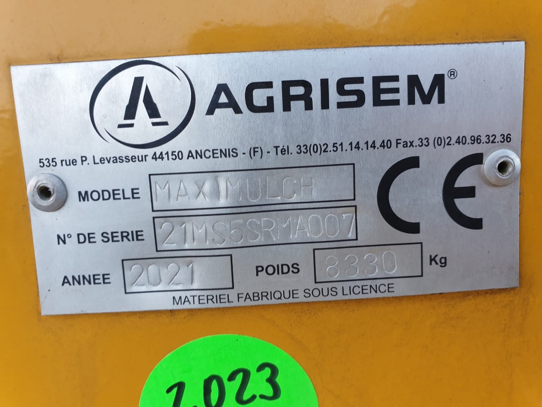 Agrisem MAXIMULCH - Культиватор: фото 2 Agrisem MAXIMULCH - Культиватор: фото 2