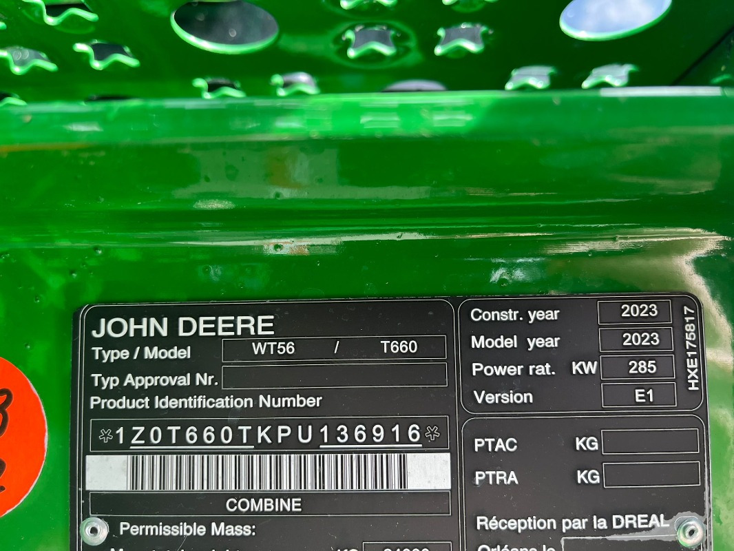John Deere T660 - Зерноуборочный комбайн: фото 5 John Deere T660 - Зерноуборочный комбайн: фото 5