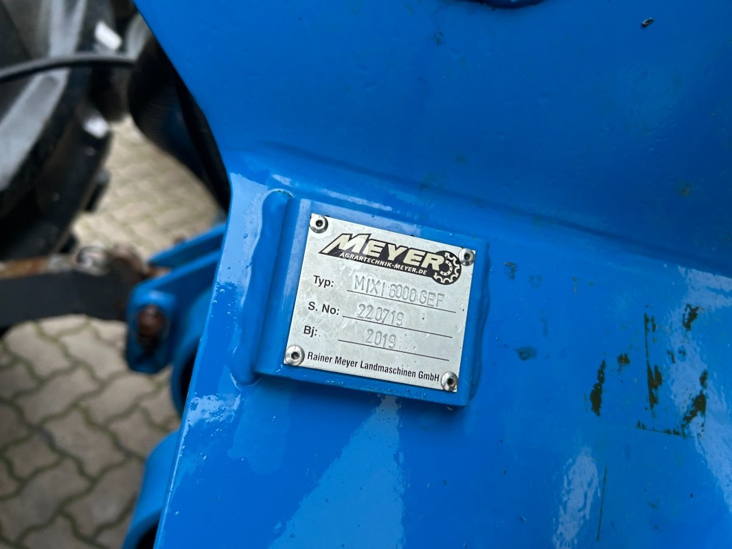 Meyer Mixi 6000 GEF - Дисковая борона: фото 5 Meyer Mixi 6000 GEF - Дисковая борона: фото 5