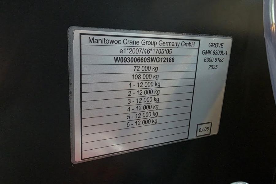 Grove GMK6300L-1 Available For Rent, Dutch Registration, - Вседорожный кран: фото 5 Grove GMK6300L-1 Available For Rent, Dutch Registration, - Вседорожный кран: фото 5