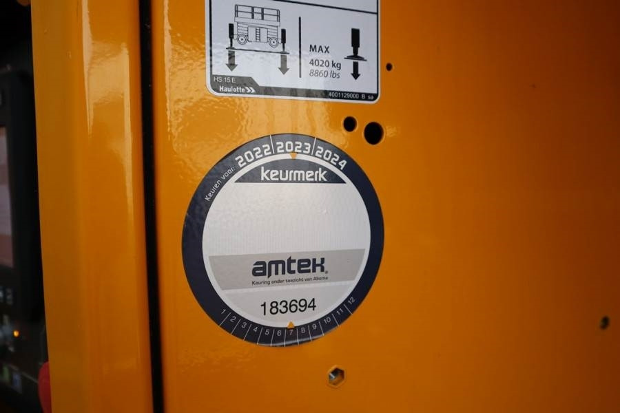 Ножничный подъемник Haulotte HS15EPRO Valid Inspection, *Guarantee! Full Electr: фото 11 Ножничный подъемник Haulotte HS15EPRO Valid Inspection, *Guarantee! Full Electr: фото 11