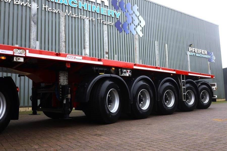 MAX Trailer MAX410 The MAX410 with hydro-mechanical" steering - Полуприцеп бортовой/ Платформа: фото 2 MAX Trailer MAX410 The MAX410 with hydro-mechanical" steering - Полуприцеп бортовой/ Платформа: фото 2