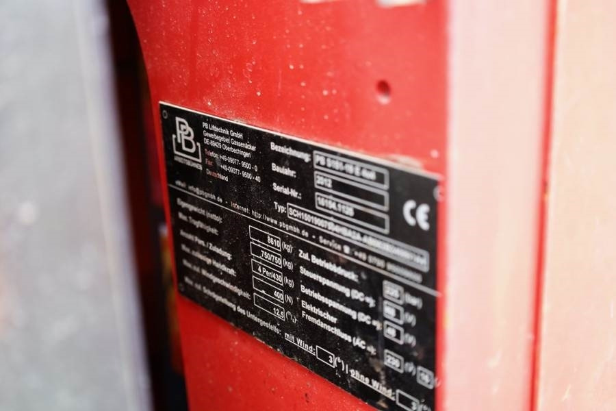 Ножничный подъемник PB LIFT S151-19E 4x4 Electric, 4x4 Drive, 15m Working: фото 18 Ножничный подъемник PB LIFT S151-19E 4x4 Electric, 4x4 Drive, 15m Working: фото 18