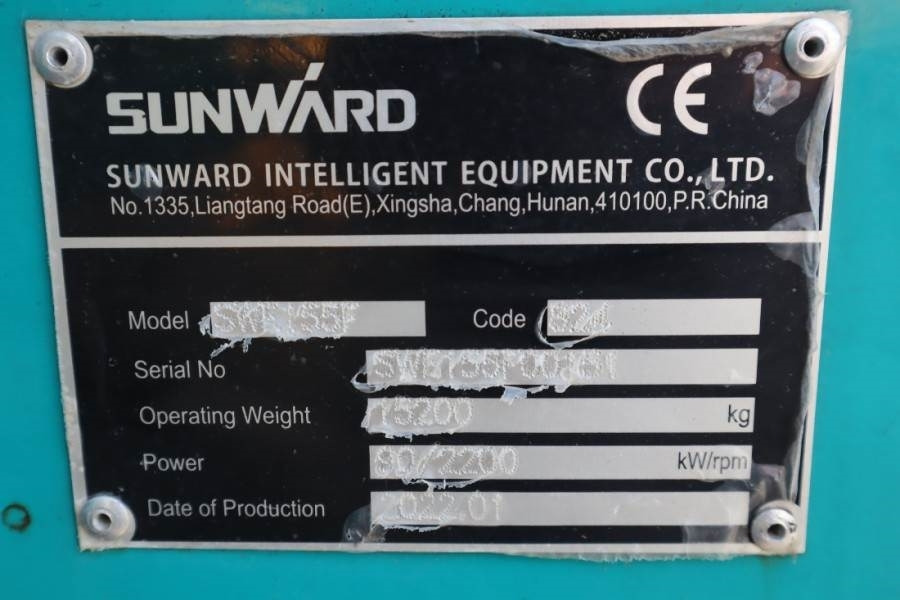 Sunward SWE155F CE certification, Diesel, Digging depth: 5 - Гусеничный экскаватор: фото 5 Sunward SWE155F CE certification, Diesel, Digging depth: 5 - Гусеничный экскаватор: фото 5