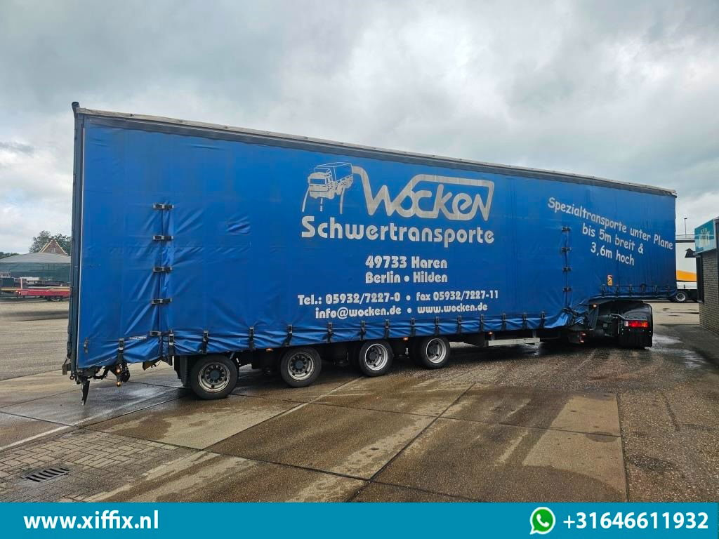 Низкорамный полуприцеп Dinkel 4-ass. Semi dieplader met elektrische huifopbouw / 2x naloop gestuurd: фото 10