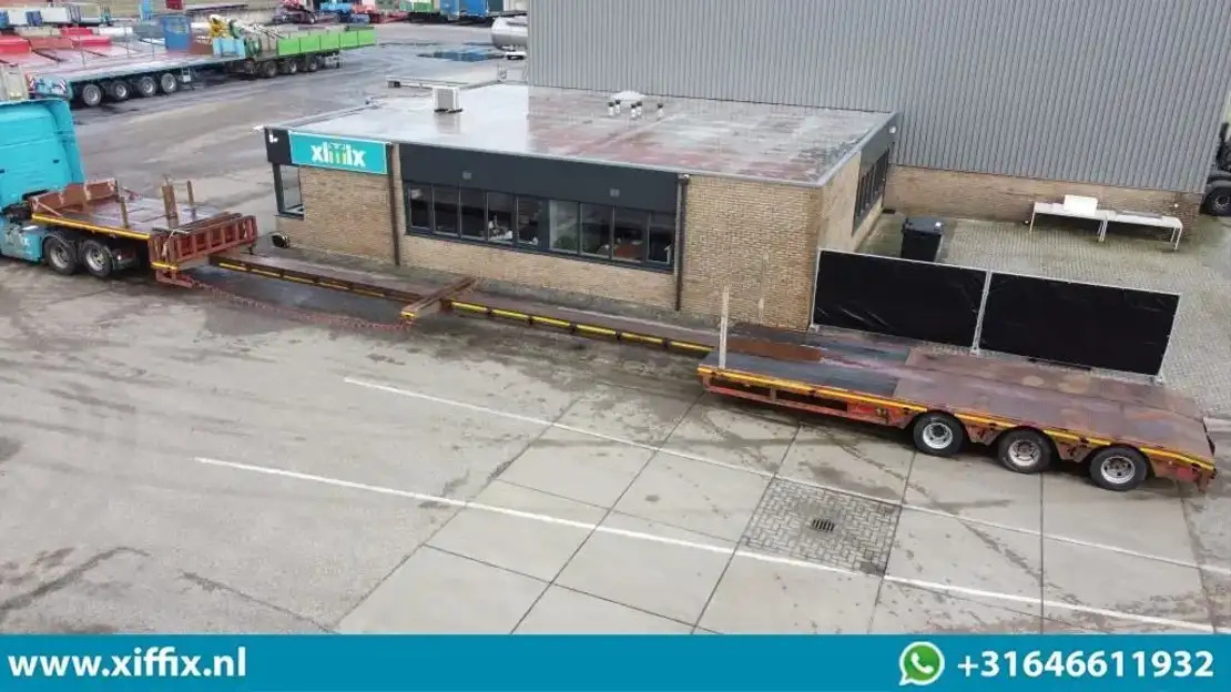 Faymonville 3-ass. dubbel 2x uitschuifbare Semi-Dieplader / 3x gestuurd / 13607 - Низкорамный полуприцеп: фото 1 Faymonville 3-ass. dubbel 2x uitschuifbare Semi-Dieplader / 3x gestuurd / 13607 - Низкорамный полуприцеп: фото 1