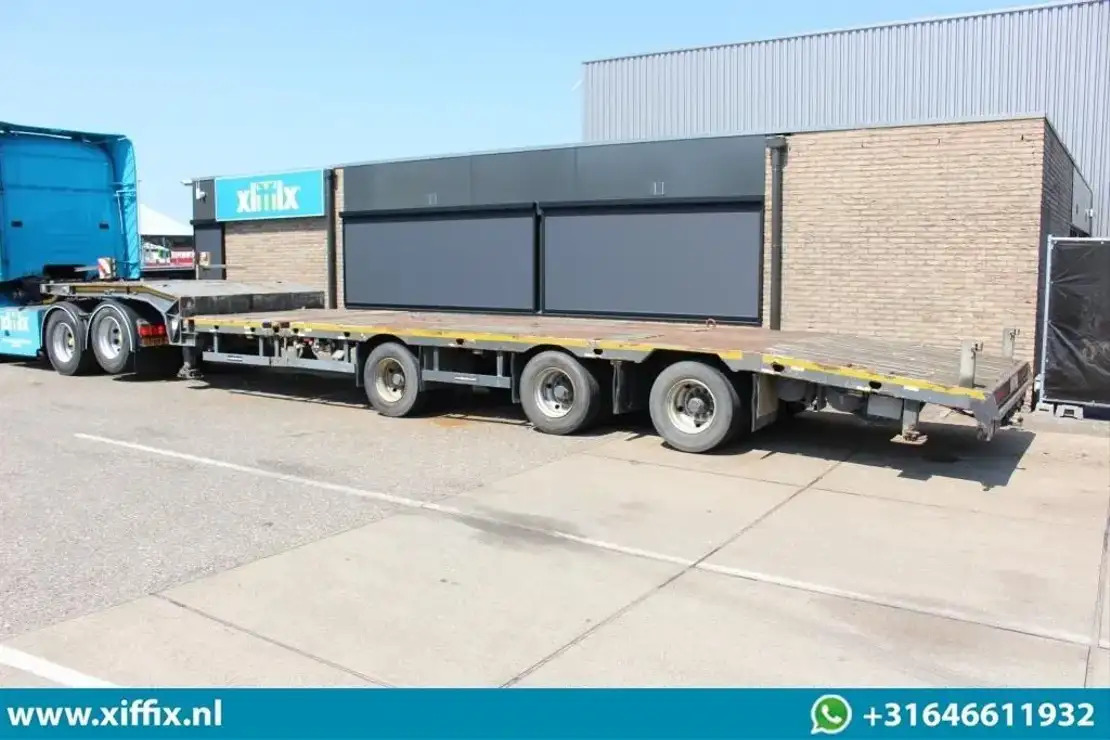 Meusburger 3-ass. Uitschuifbare semi dieplader / Naloop gestuurd / 13821 - Низкорамный полуприцеп: фото 4 Meusburger 3-ass. Uitschuifbare semi dieplader / Naloop gestuurd / 13821 - Низкорамный полуприцеп: фото 4