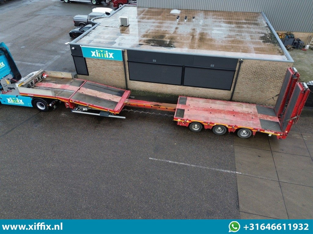 Nooteboom 3-ass. Uitschuifbare semi dieplader met dubbele hydr. Kleppen en Hefbed / Naloop gestuurd - Низкорамный полуприцеп: фото 2 Nooteboom 3-ass. Uitschuifbare semi dieplader met dubbele hydr. Kleppen en Hefbed / Naloop gestuurd - Низкорамный полуприцеп: фото 2