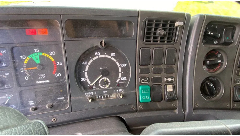 Грузовик с закрытым кузовом Scania P124-400 Scania met plateau en mogelijkheid voor kraan achter cabine: фото 16