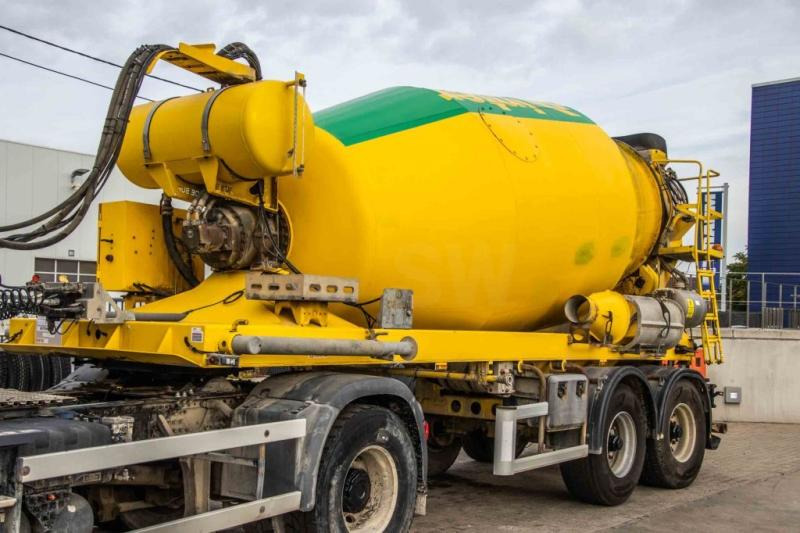 DE BUF BETON MIXER/MALAXEUR/MISCHER 10 M3 /GESTUURD/GELENKT/STEERING/DIR. - Полуприцеп бетоносмеситель: фото 1 DE BUF BETON MIXER/MALAXEUR/MISCHER 10 M3 /GESTUURD/GELENKT/STEERING/DIR. - Полуприцеп бетоносмеситель: фото 1