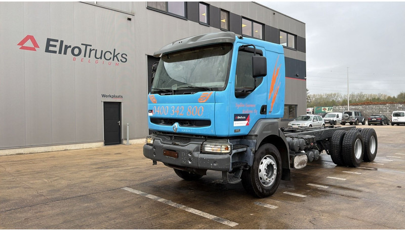 Renault KERAX 420 (LAMES / GRAND PONT / STEEL SUSP. / BIG AXLE / MANUAL GEARBOX / BOITE MANUELLE) - Грузовик-шасси: фото 1 Renault KERAX 420 (LAMES / GRAND PONT / STEEL SUSP. / BIG AXLE / MANUAL GEARBOX / BOITE MANUELLE) - Грузовик-шасси: фото 1