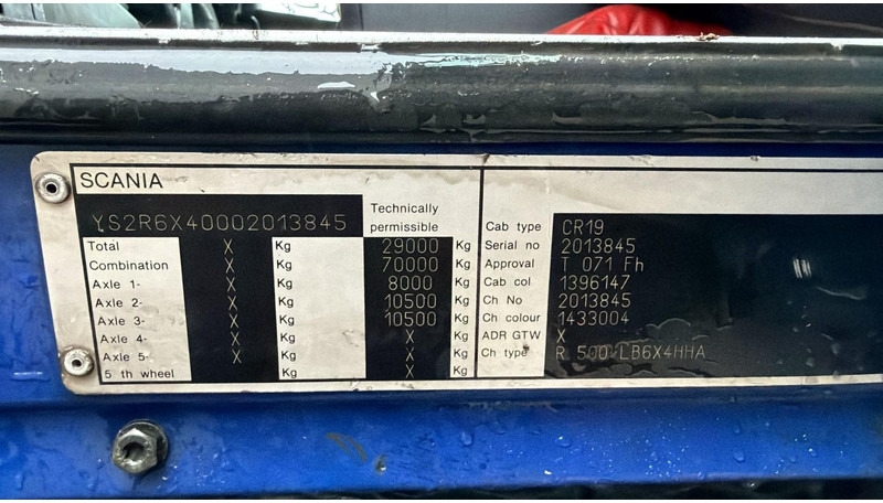 Scania R 500 V8 (6X4 / MANUAL GEARBOX / BOITE MANUELLE) в лизинг Scania R 500 V8 (6X4 / MANUAL GEARBOX / BOITE MANUELLE): фото 19