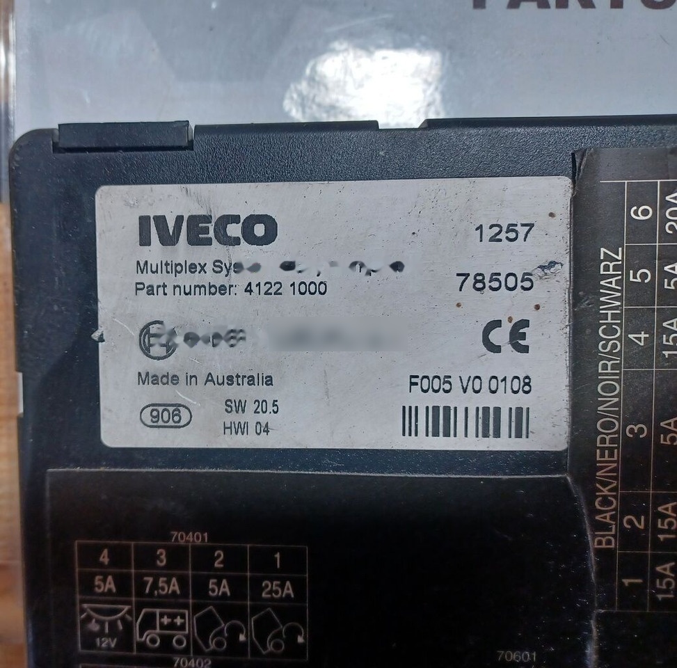 Bosch 41221000 IVECO Stralis truck - Блок управления для Грузовиков: фото 2 Bosch 41221000 IVECO Stralis truck - Блок управления для Грузовиков: фото 2