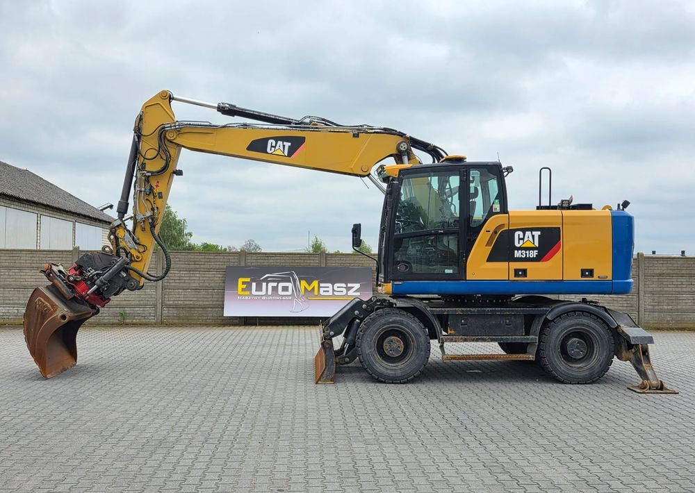 Caterpillar M318F, 2018 ROK, PODPORY + PŁUG, ROTOTILT - Колёсный экскаватор: фото 2 Caterpillar M318F, 2018 ROK, PODPORY + PŁUG, ROTOTILT - Колёсный экскаватор: фото 2