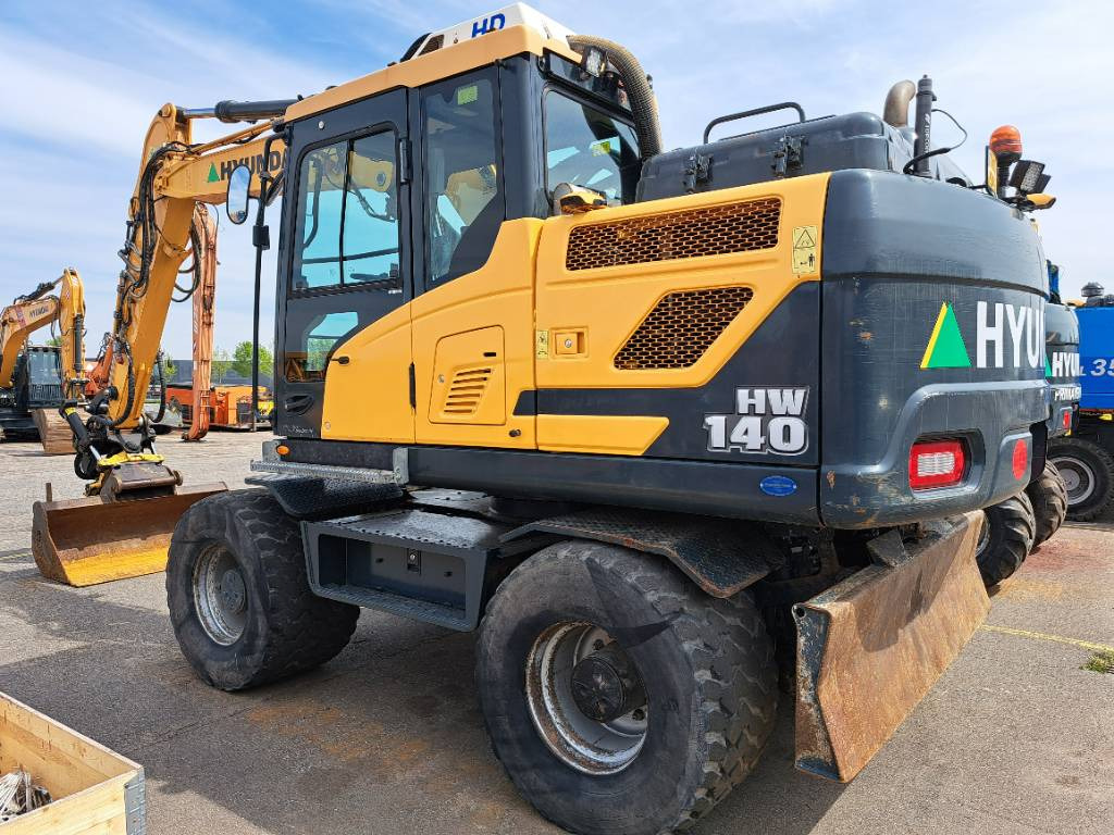 Hyundai HW140 + Tiltrotator + GPS - Колёсный экскаватор: фото 1 Hyundai HW140 + Tiltrotator + GPS - Колёсный экскаватор: фото 1
