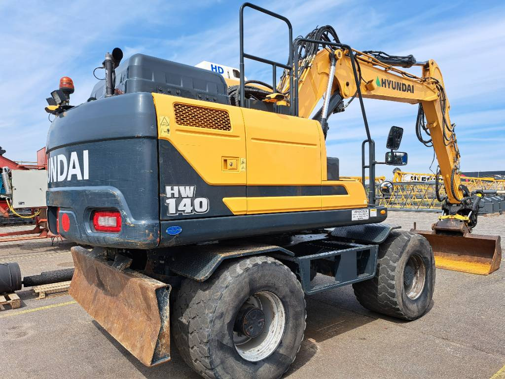 Колёсный экскаватор Hyundai HW140 + Tiltrotator + GPS: фото 6