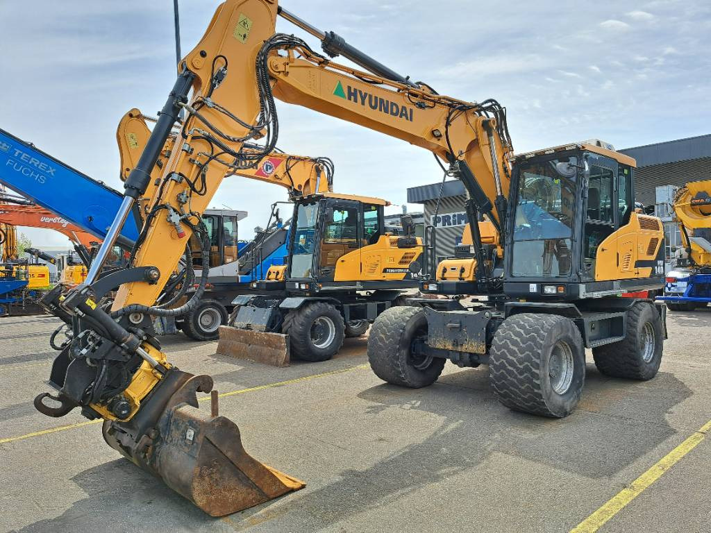 Hyundai HW140 + Tiltrotator + GPS - Колёсный экскаватор: фото 2 Hyundai HW140 + Tiltrotator + GPS - Колёсный экскаватор: фото 2