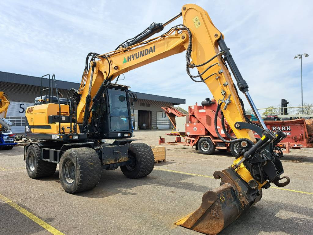 Hyundai HW140 + Tiltrotator + GPS - Колёсный экскаватор: фото 3 Hyundai HW140 + Tiltrotator + GPS - Колёсный экскаватор: фото 3
