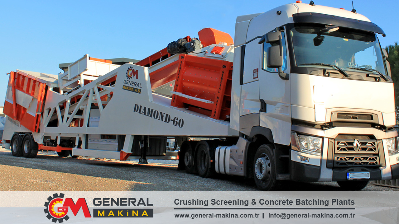 General Makina Diamond 60 m3 Mobile Concrete Batching Plant - Бетонный завод: фото 1 General Makina Diamond 60 m3 Mobile Concrete Batching Plant - Бетонный завод: фото 1