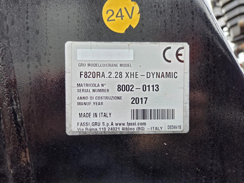 Автоманипулятор Mercedes-Benz Arocs 8x2 4 Fassi 82TM 2017 euro 6: фото 18