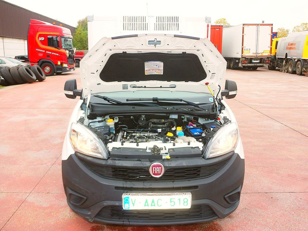 Малотоннажный рефрижератор Fiat DOBLO 1.6 MAXI LONG KUHLKOFFER RELEC FROID -20: фото 17