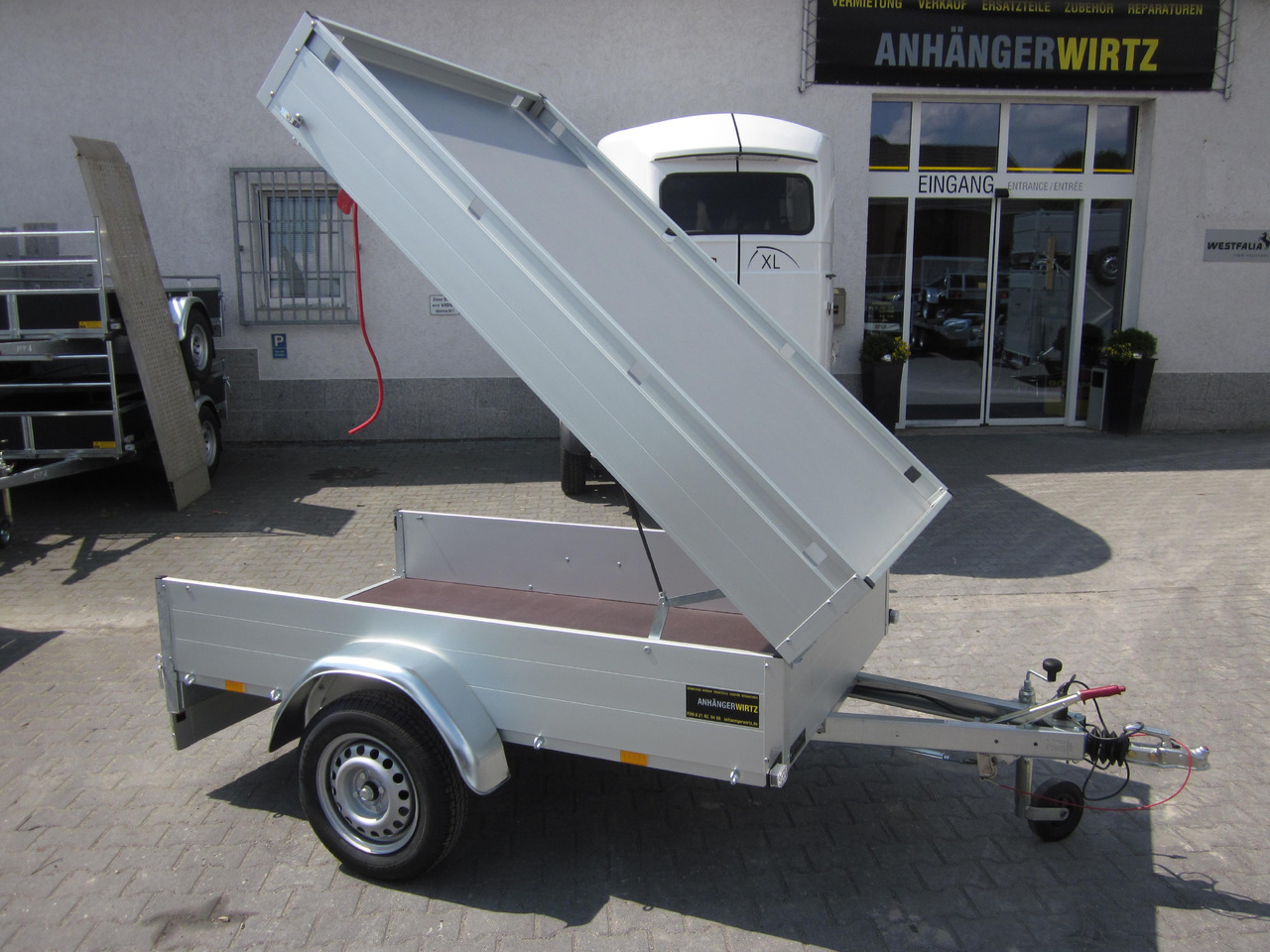 ALUBOXX Deckelanhänger GTB 1200 HT 251x126x48cm (S) 1160kg - Прицеп для легкового автомобиля: фото 1 ALUBOXX Deckelanhänger GTB 1200 HT 251x126x48cm (S) 1160kg - Прицеп для легкового автомобиля: фото 1