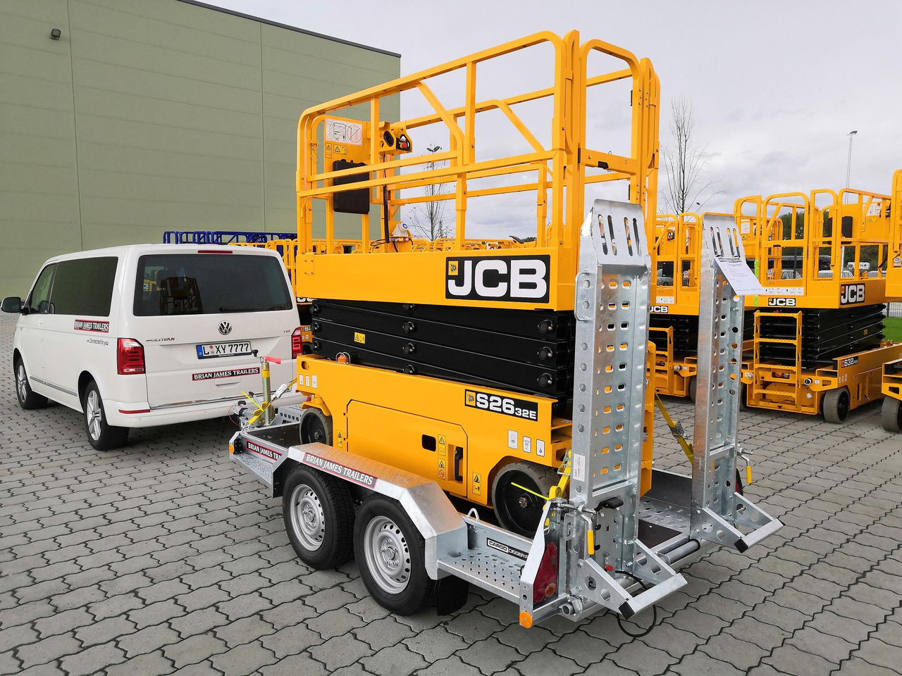 Brian James Digger Plant 543-2813-27 280x130cm Schaufelablage Rampen Reserverad 2700kg Aktion - Прицеп для спецтехники: фото 4 Brian James Digger Plant 543-2813-27 280x130cm Schaufelablage Rampen Reserverad 2700kg Aktion - Прицеп для спецтехники: фото 4