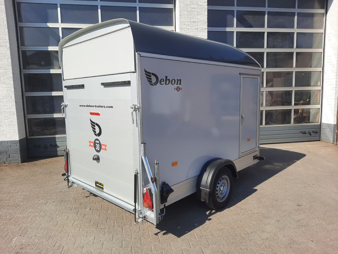 Прицеп для легкового автомобиля Cargo Roadster 400 312x164x184cm Sandwich Poly irongrey Seitentür Pullman 1300kg: фото 6