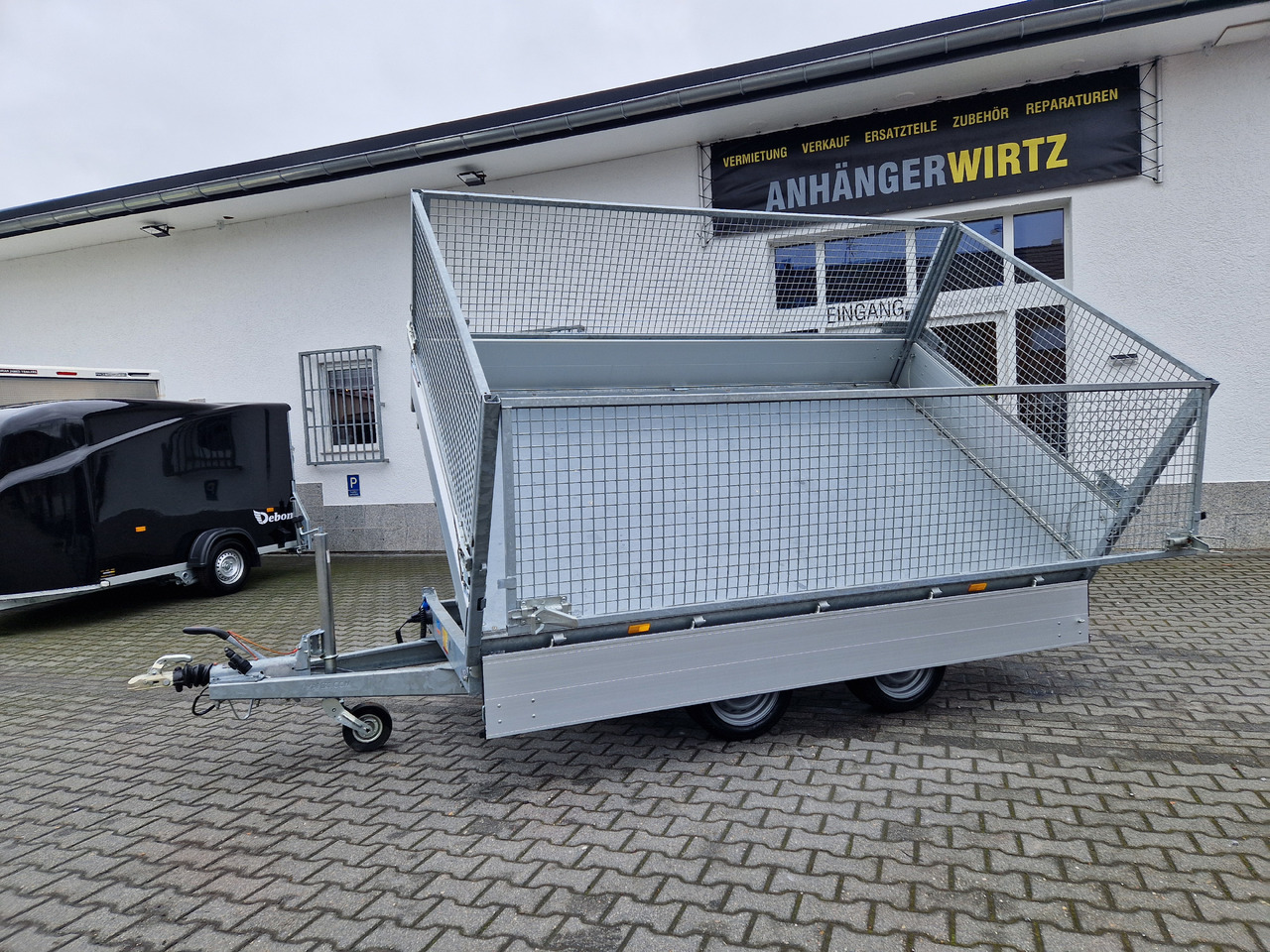 Hapert COBALT HM-2 305x180x30cm Elektro & Laubgitter 2700kg - Самосвальный прицеп: фото 5 Hapert COBALT HM-2 305x180x30cm Elektro & Laubgitter 2700kg - Самосвальный прицеп: фото 5