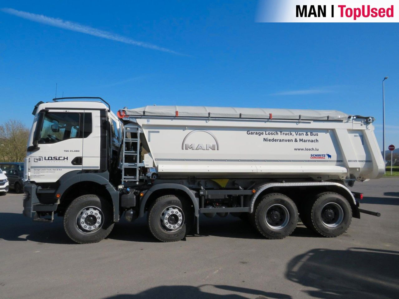 MAN TGS 41.480 8x4 BB CH Schmitz Muldenkipper - Портальный бункеровоз: фото 3 MAN TGS 41.480 8x4 BB CH Schmitz Muldenkipper - Портальный бункеровоз: фото 3