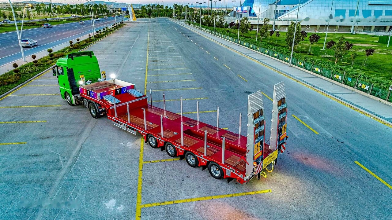 STU 4 Axle Extendable Lowbed Trailer - Низкорамный полуприцеп: фото 2 STU 4 Axle Extendable Lowbed Trailer - Низкорамный полуприцеп: фото 2