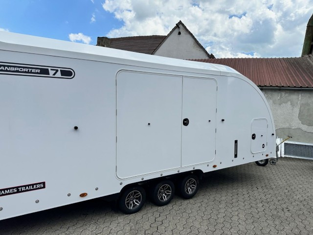 Brian James Race Transporter 7, RT7 397-6023-35-3-10-W, 6000 x 2300 mm, 3,5 to. - Прицеп-автовоз: фото 3 Brian James Race Transporter 7, RT7 397-6023-35-3-10-W, 6000 x 2300 mm, 3,5 to. - Прицеп-автовоз: фото 3