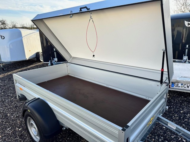Humbaur HA 132513 mit KV und Holz-Alu Deckel, 1300 kg, 2510 x 1310 x 550mm - Прицеп для легкового автомобиля: фото 3 Humbaur HA 132513 mit KV und Holz-Alu Deckel, 1300 kg, 2510 x 1310 x 550mm - Прицеп для легкового автомобиля: фото 3