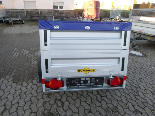 Humbaur HA 752111 mit Bordwand-Aufsatz und Flachplane - Прицеп для легкового автомобиля: фото 3 Humbaur HA 752111 mit Bordwand-Aufsatz und Flachplane - Прицеп для легкового автомобиля: фото 3