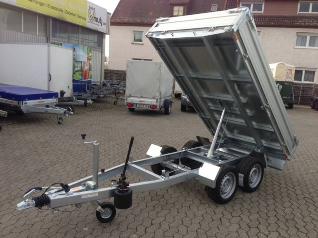Humbaur HUK 272715 Heckkipper 2,7 t. 2680 x 1500 x 300mm - Самосвальный прицеп: фото 1 Humbaur HUK 272715 Heckkipper 2,7 t. 2680 x 1500 x 300mm - Самосвальный прицеп: фото 1