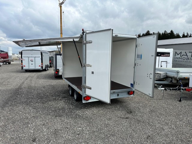 Humbaur Koffer HKN 25 32 21-20 PF30, 2,5 to. Verkaufsklappe 3185x2030x1885 mm - Прицеп-фургон: фото 5 Humbaur Koffer HKN 25 32 21-20 PF30, 2,5 to. Verkaufsklappe 3185x2030x1885 mm - Прицеп-фургон: фото 5