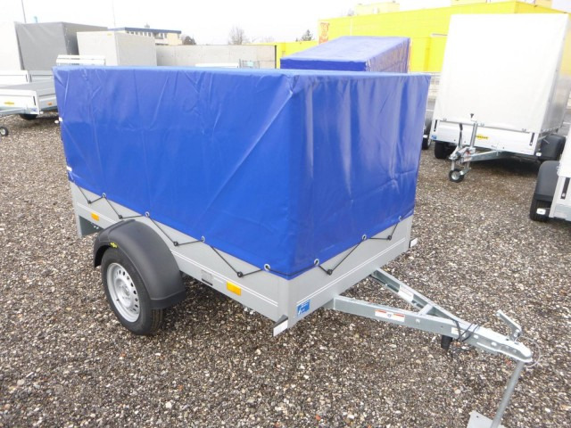 Humbaur Startrailer H 752010 mit Hochplane 750 kg 2050x1095x300mm - Прицеп для легкового автомобиля: фото 1 Humbaur Startrailer H 752010 mit Hochplane 750 kg 2050x1095x300mm - Прицеп для легкового автомобиля: фото 1