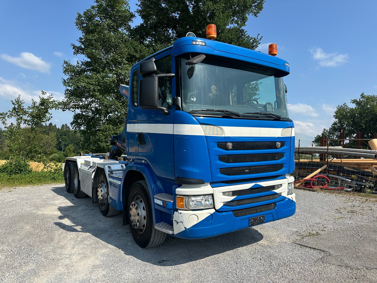 SCANIA G450 8x4 Hiab - Крюковой мультилифт: фото 3 SCANIA G450 8x4 Hiab - Крюковой мультилифт: фото 3