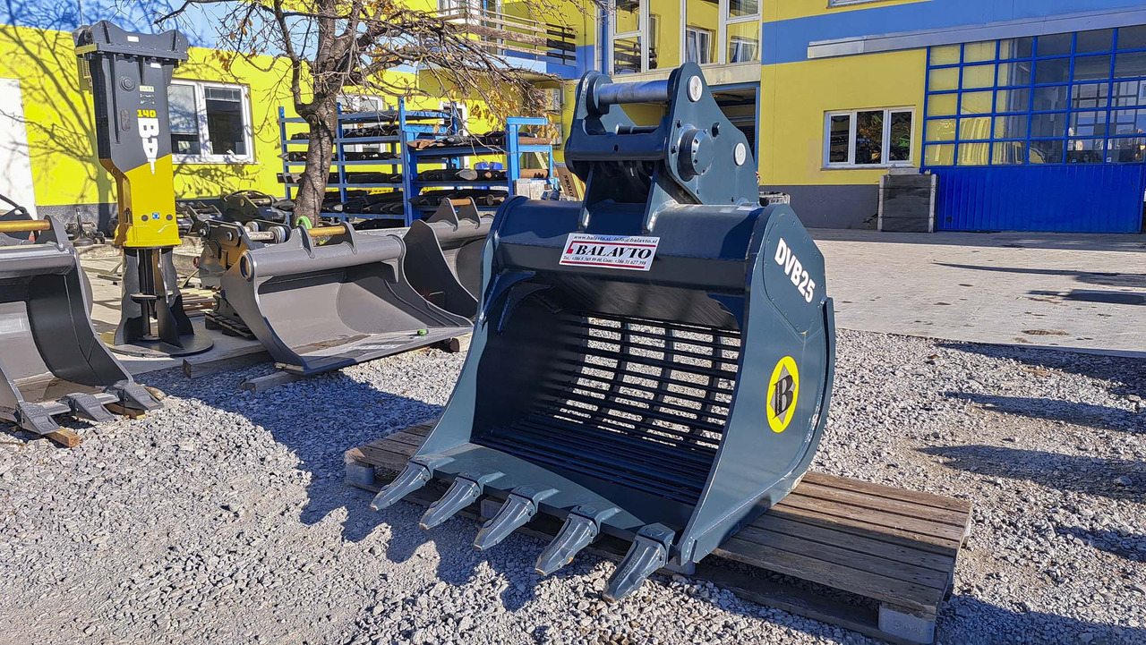 Screening bucket DVB25 1200 mm UNI80 for 18-22 ton excavators - Сортировочный ковш для Экскаваторов: фото 1 Screening bucket DVB25 1200 mm UNI80 for 18-22 ton excavators - Сортировочный ковш для Экскаваторов: фото 1