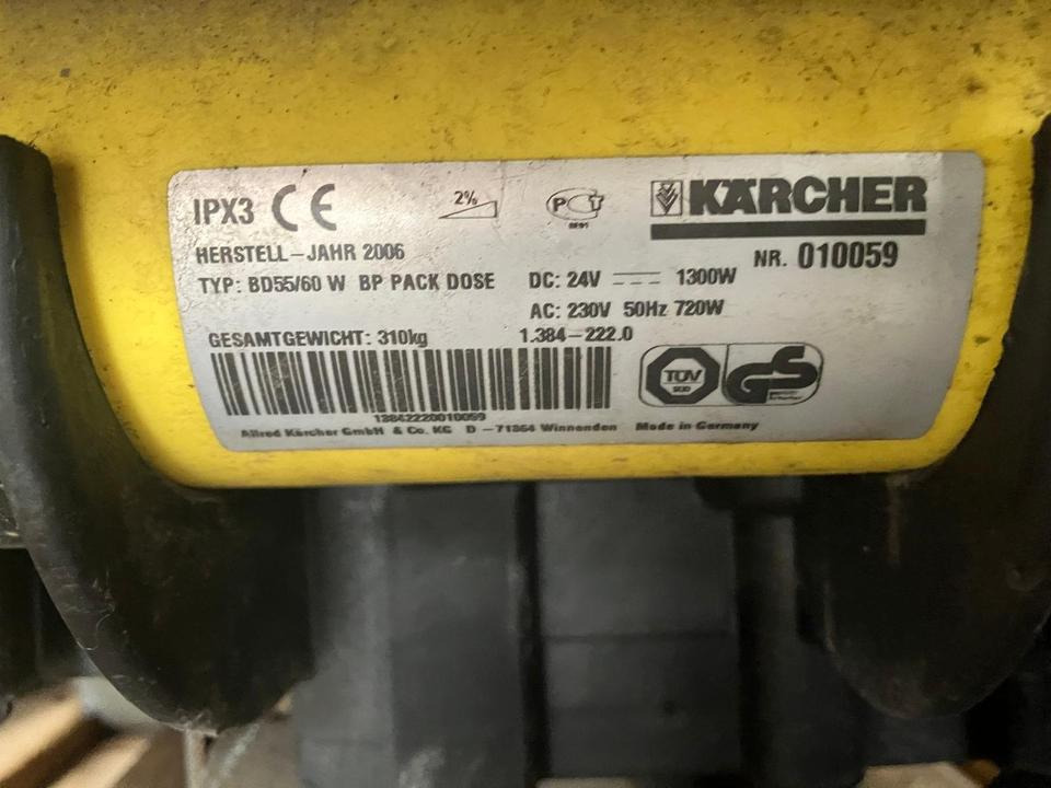 Kärcher BD 55/60W Putzmaschine Akku defekt, Teileträger - Поломоечная машина: фото 5 Kärcher BD 55/60W Putzmaschine Akku defekt, Teileträger - Поломоечная машина: фото 5