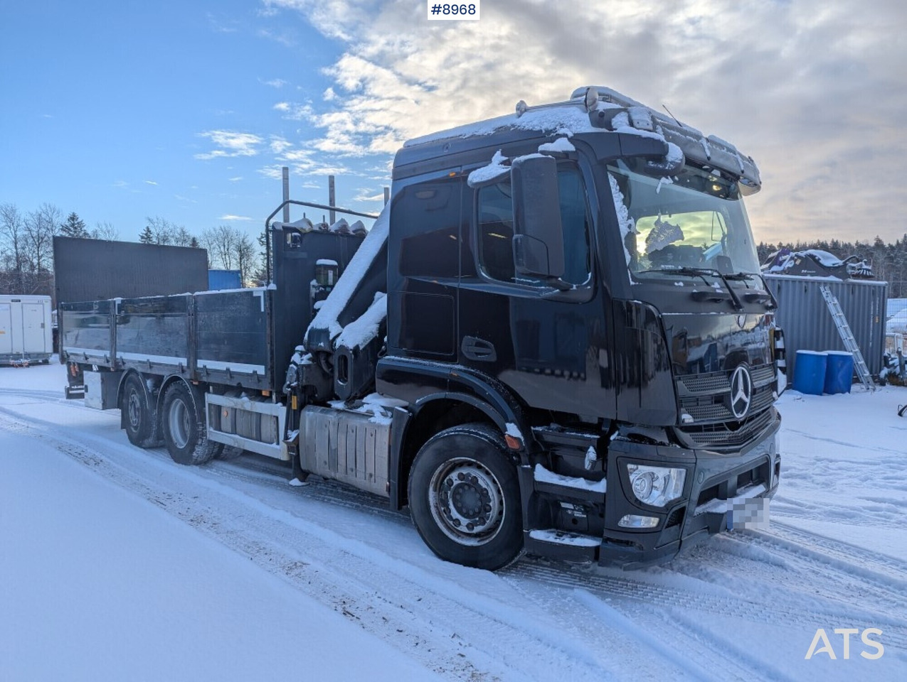 Crane Truck Mercedes Benz Actros HIAB (SEE VIDEO) - Автоманипулятор: фото 2 Crane Truck Mercedes Benz Actros HIAB (SEE VIDEO) - Автоманипулятор: фото 2