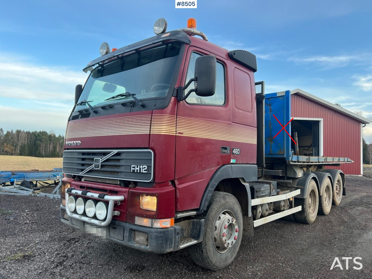 Hook Truck Volvo FH 12 6x4 Tridem with gravel flatbed(VIDEO) - Крюковой мультилифт: фото 1 Hook Truck Volvo FH 12 6x4 Tridem with gravel flatbed(VIDEO) - Крюковой мультилифт: фото 1