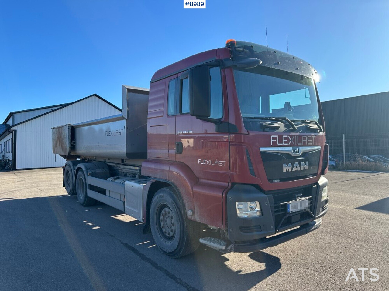Крюковой мультилифт Hook lift MAN TGS 28.430 X2-4 BL with bed: фото 10