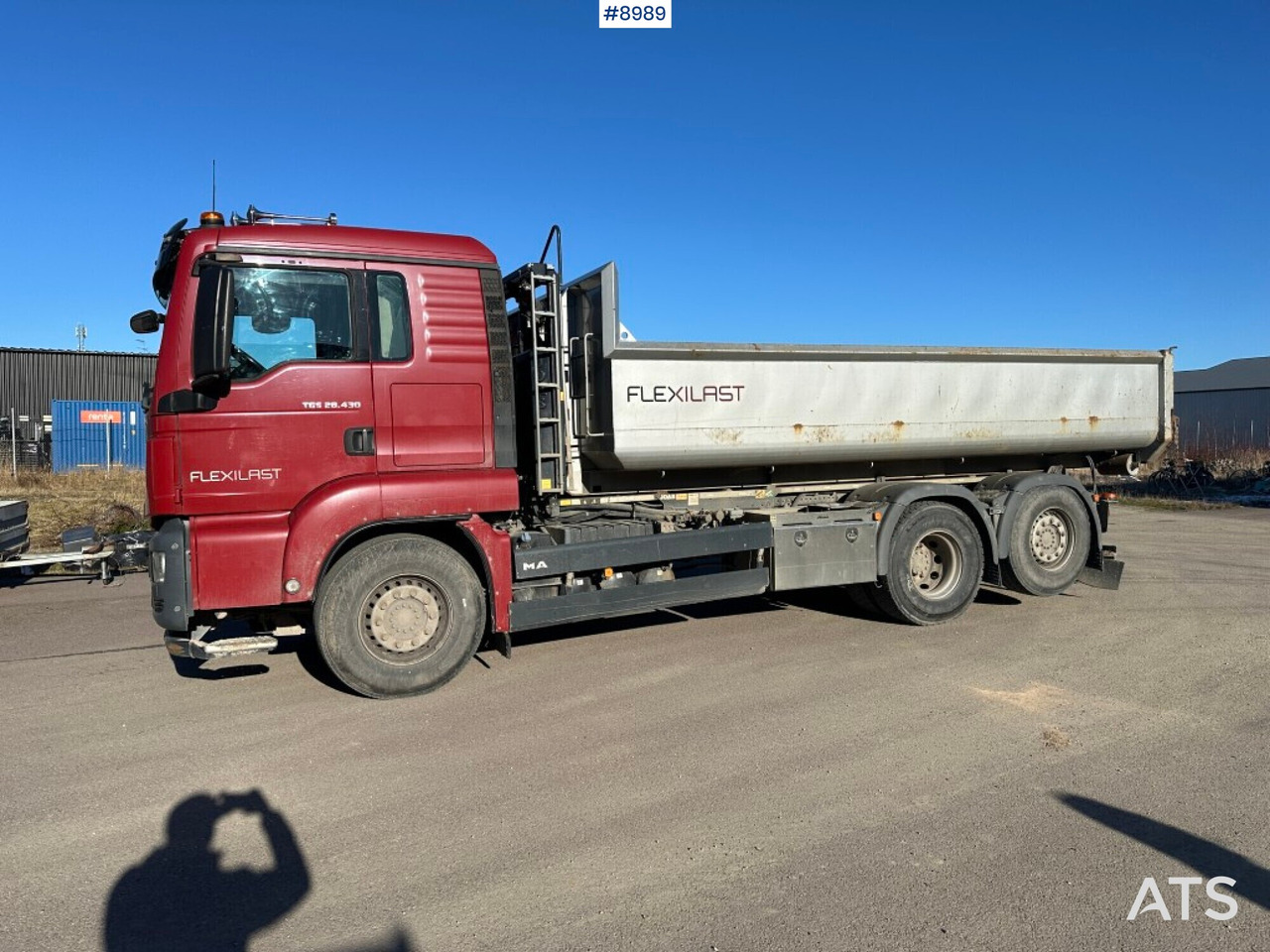 Крюковой мультилифт Hook lift MAN TGS 28.430 X2-4 BL with bed: фото 7