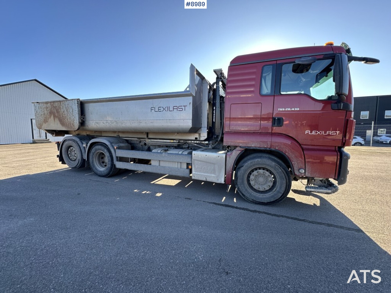 Крюковой мультилифт Hook lift MAN TGS 28.430 X2-4 BL with bed: фото 9